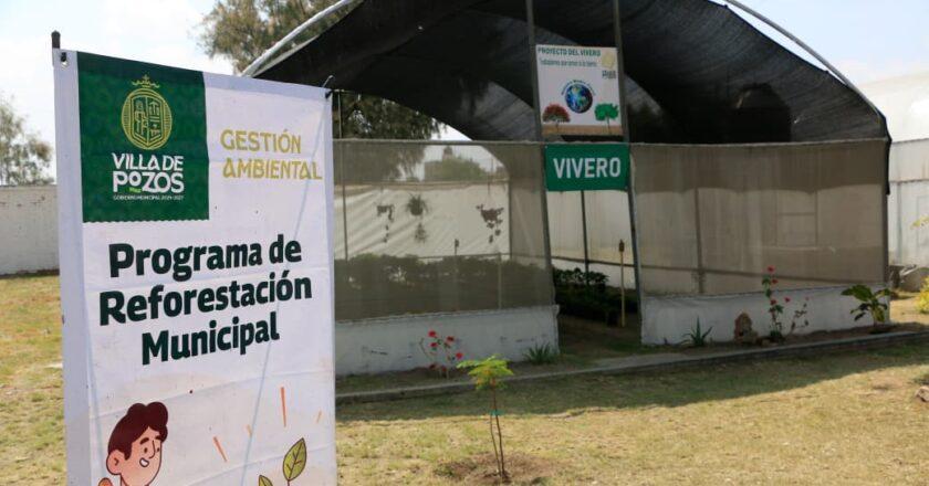 Villa de Pozos inaugura su primer vivero municipal para impulsar la reforestación