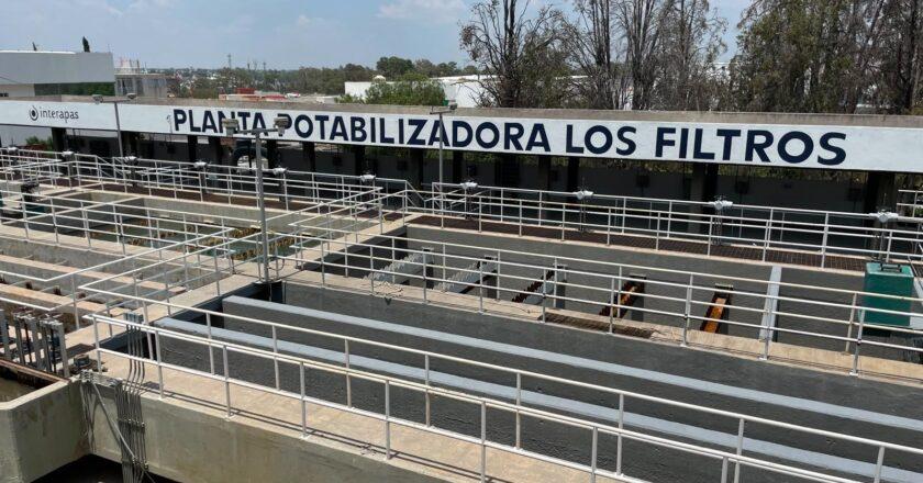 Rehabilitación de la planta potabilizadora “Los Filtros” alcanza 48 por ciento de avance