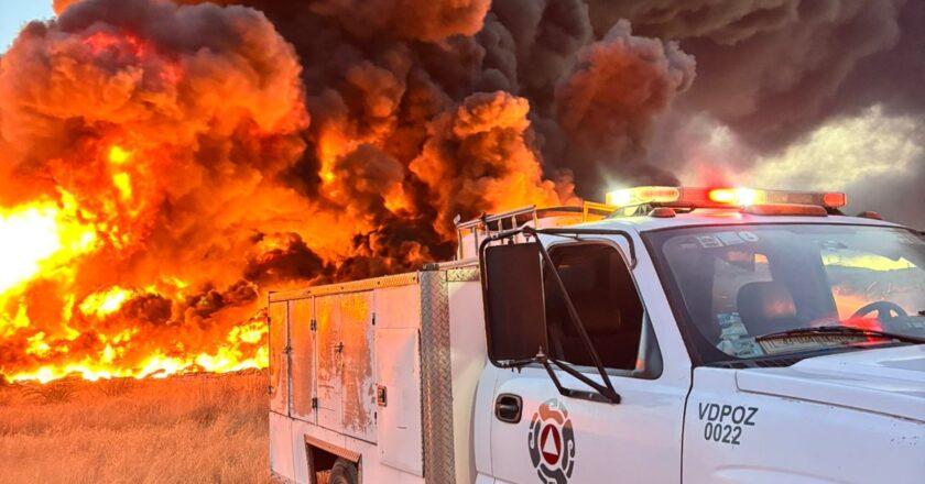 Incendios forestales y de pastizales disminuyen 50% en Villa de Pozos