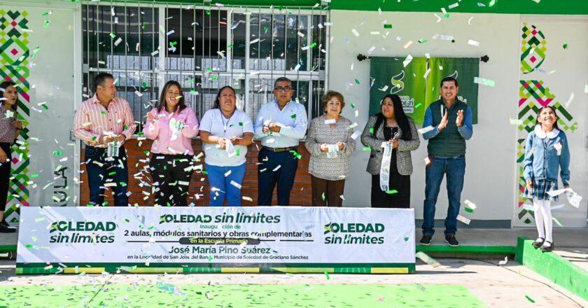Soledad prepara regreso a clases con apoyos para 35 mil estudiantes y obras en escuelas