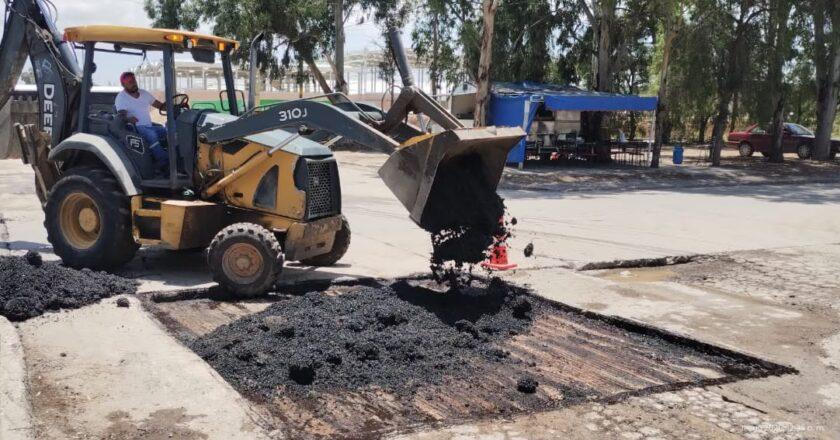 Preparan bacheo profundo en la Zona Industrial