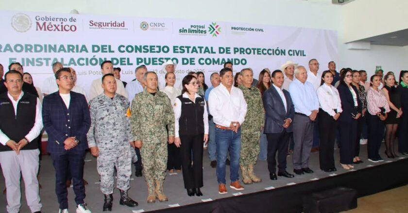 Villa de Pozos fortalece coordinación con el Estado para responder ante emergencias