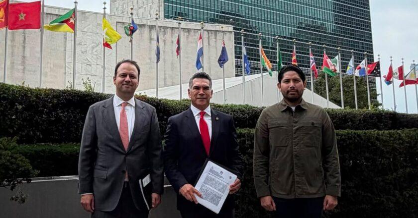 Alejandro Moreno lleva ante la ONU denuncia contra el Gobierno de Morena por presuntas violaciones a derechos y libertades