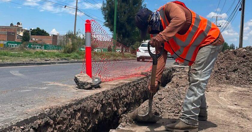 Interapas inicia rehabilitación de drenaje en avenida Industrias