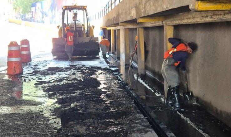 Retiran 340 toneladas de residuos de cárcamos durante labores preventivas de Interapas