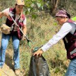 Retiran más de siete toneladas de basura del Río Valles