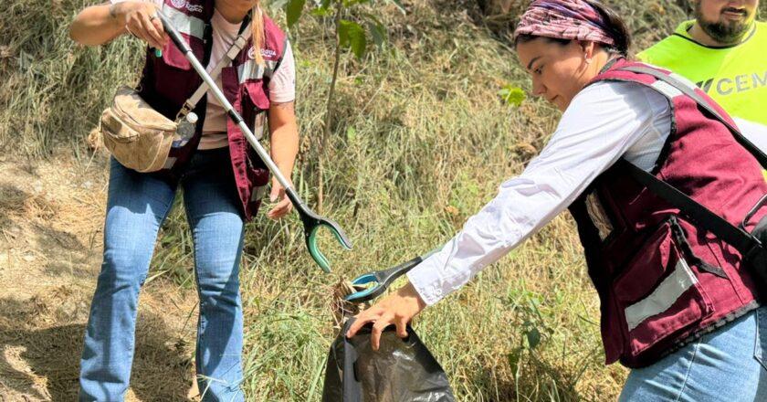 Retiran más de siete toneladas de basura del Río Valles