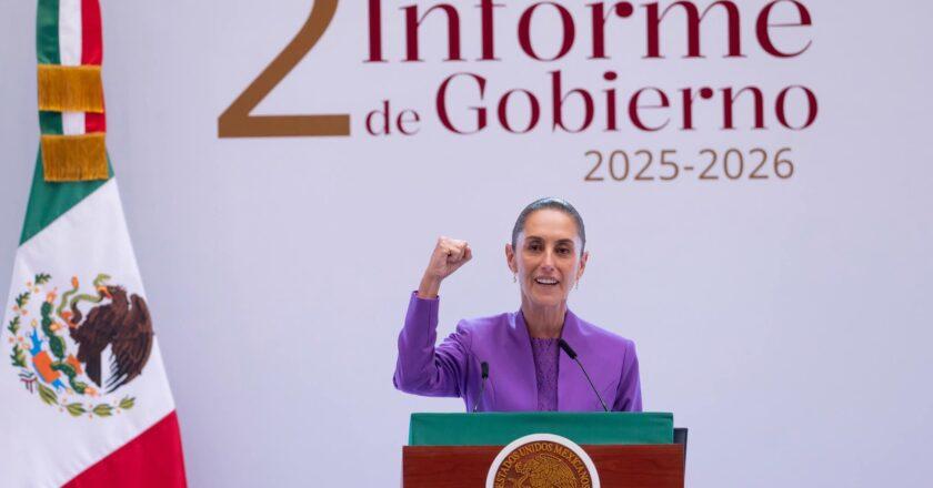 Sheinbaum defiende rumbo de su gobierno en su Segundo Informe