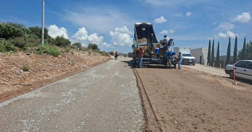 Avanza construcción de la nueva carretera a Villa de Zaragoza