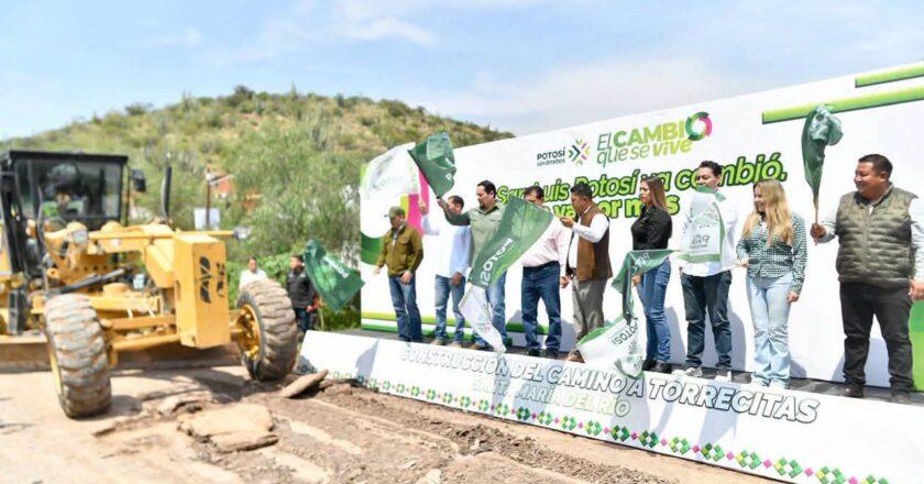 Arranca construcción del camino a Torrecitas para conectar a más de 80 comunidades