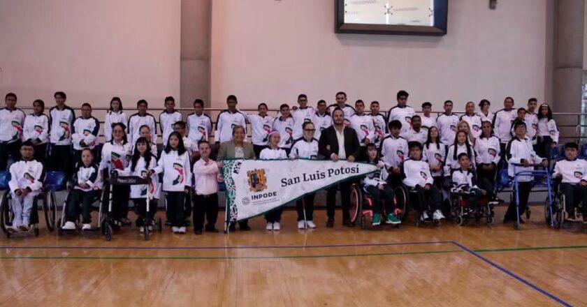 INPODE abandera a delegación potosina que competirá en la Paralimpiada Nacional CONADE 2026