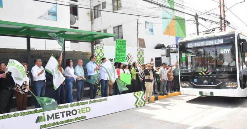 Soledad estrena la Línea 5 de MetroRed, la más larga de San Luis Potosí