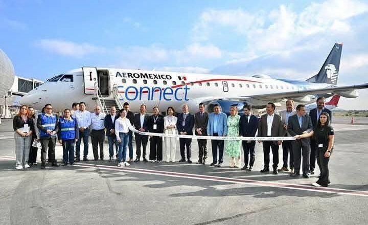 Aeropuerto de SLP moviliza 656 mil pasajeros y crece 22.9%