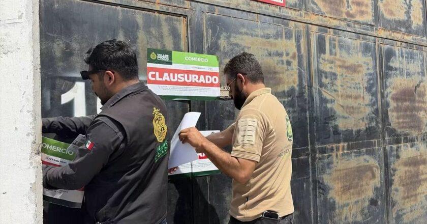 Clausuran recicladora en Villa de Pozos por incumplir medidas de seguridad