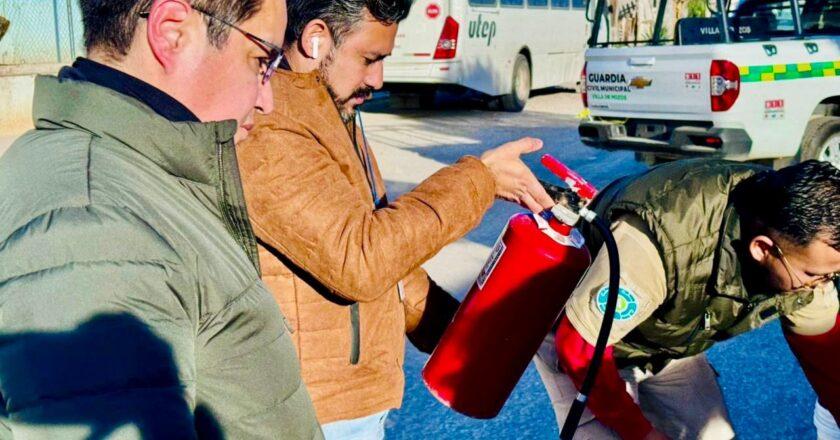 Protección Civil mantiene inspecciones diarias a comercios de Villa de Pozos