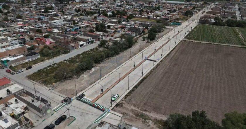 Avanza rehabilitación de avenida Ponciano Arriaga en Soledad