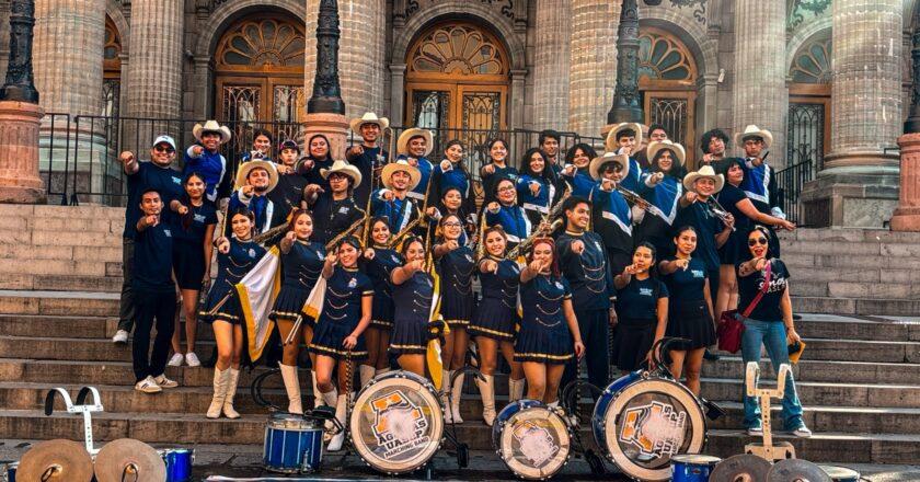 Marching Band Águilas UASLP lleva talento universitario a la Universiada Cervantina