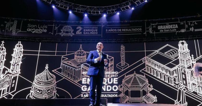 Galindo rinde Segundo Informe con más de 400 obras y reducción de 30% en la incidencia delictiva