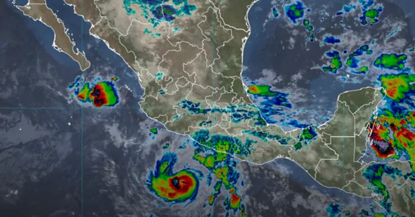 Huracán Trudy alcanza categoría 3 y amenaza con intensificarse frente al Pacífico mexicano.