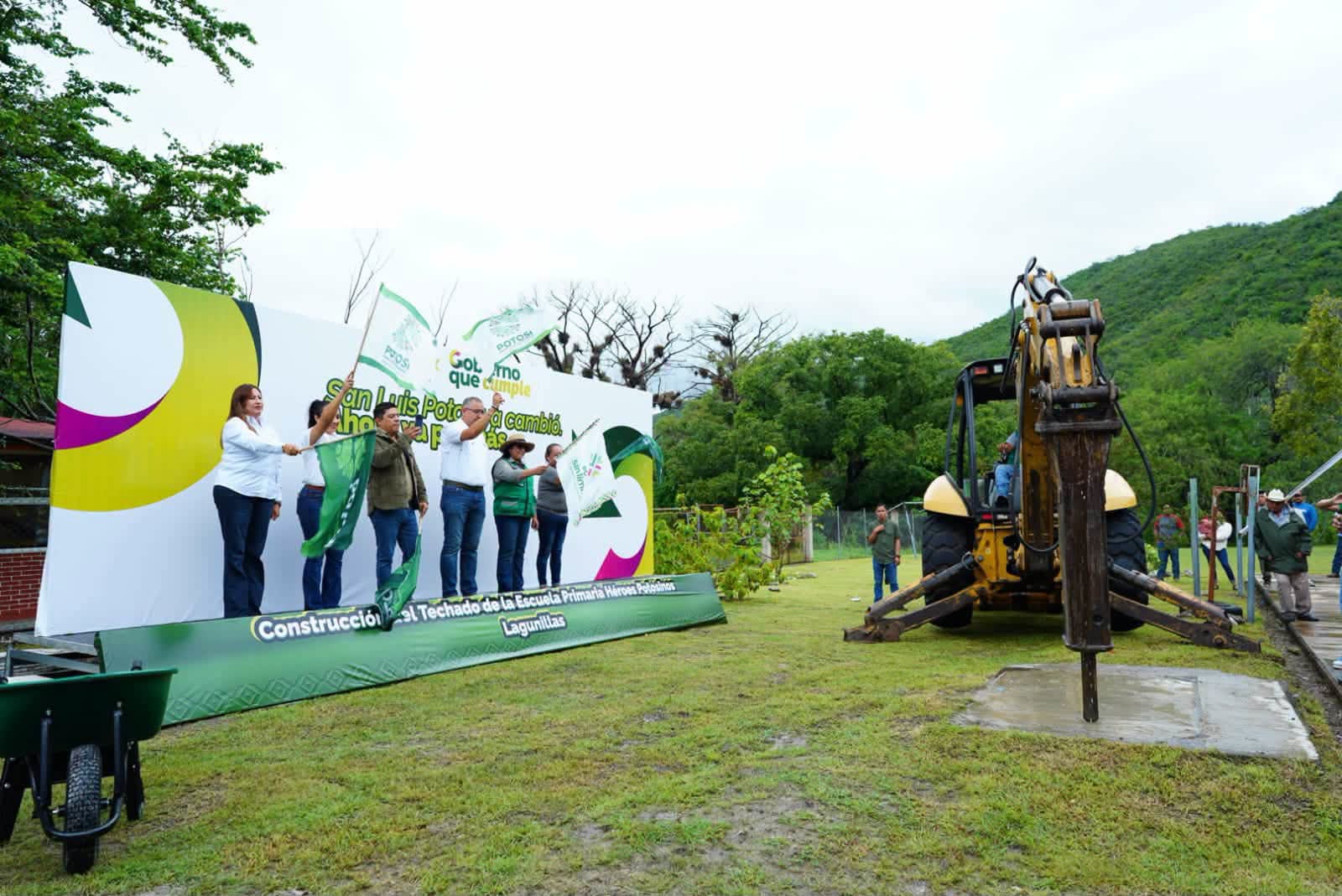 Lagunillas recibe obras por más de 6.7 millones de pesos en calles y una escuela primaria