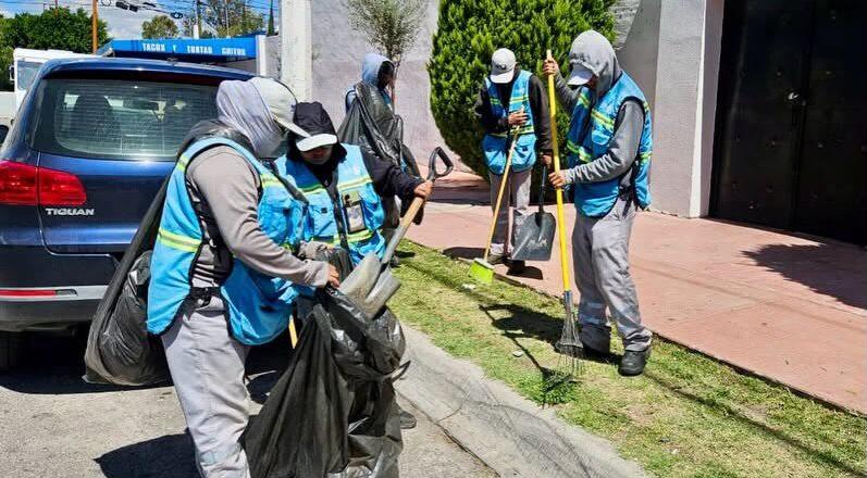 Realizan labores de limpieza en Villa Magna y Lomas del Tecnológico