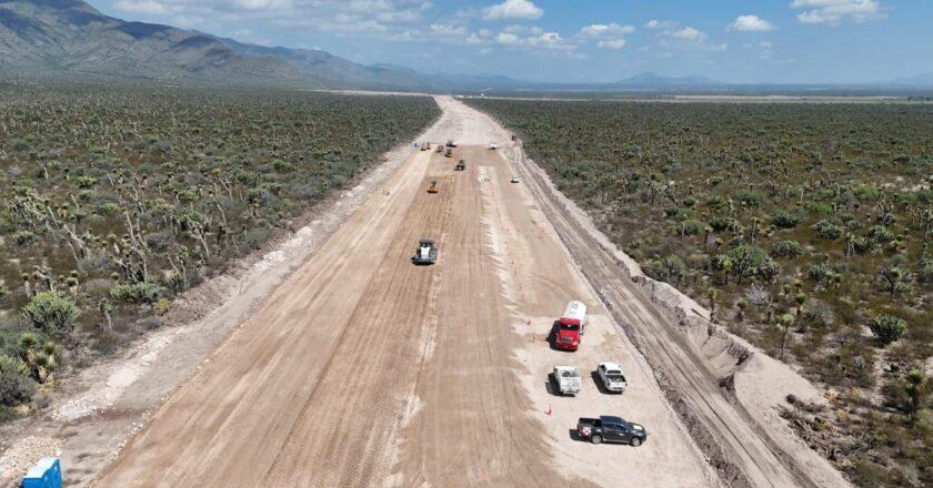 Nueva autopista San Luis–Matehuala registra más de 90% de avance