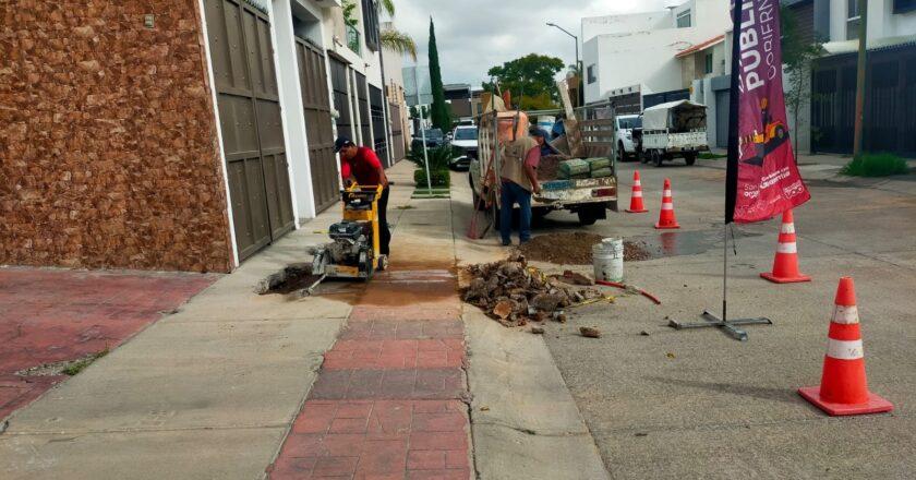 Gobierno Municipal intensifica bacheo y reparación de fugas en Villa Magna