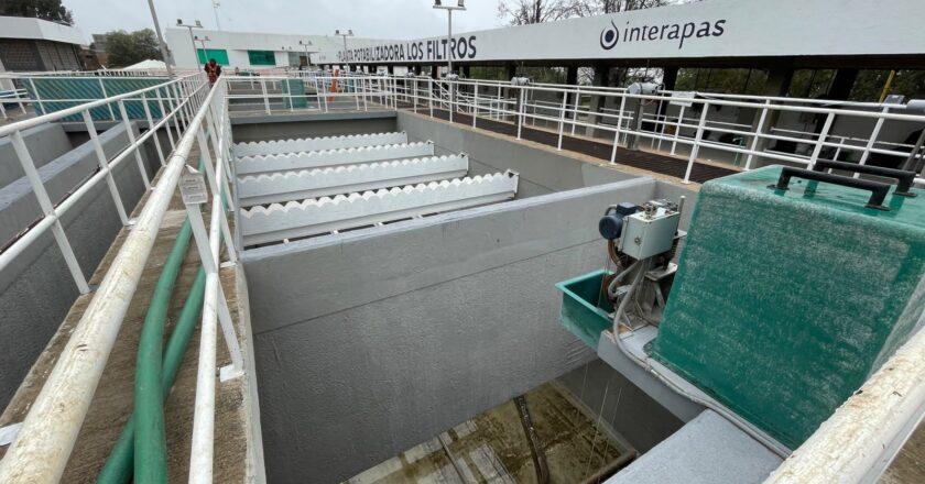 Interapas rehabilita Los Filtros para mejorar el suministro de agua al norte de la capital