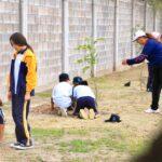 Reforestan el Parque Torre de Babel con más de 40 árboles en Villa de Pozos