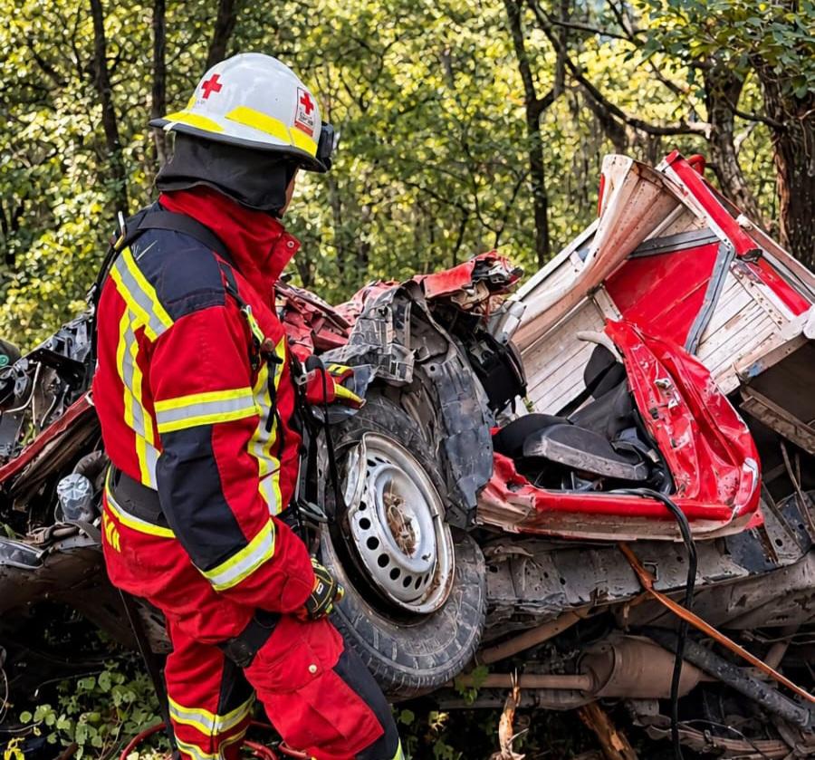Mueren padre e hijo en accidente de la carretera a Rioverde, Cruz Roja acudió al auxilio